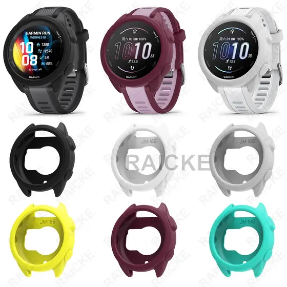 Capa De Silicone Macio Meia Protetora De Tela Para Garmin Forerunner 165/170/70