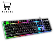Teclado Gamer Semi-mecânico Rgb Anti-ghosting