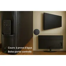 Capa de TV 32 á 75 Polegadas Televisão Protetora Couro Imperméavel
