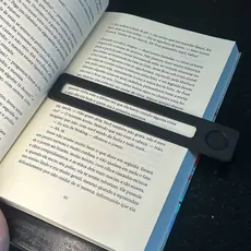 Régua de Leitura – Auxílio para Dislexia e Foco em Texto / Marcador de Livro