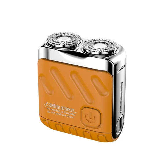 Barbeador elétrico Ultra-limpo novo estilo barbeador Mini portátil masculino Manual automático