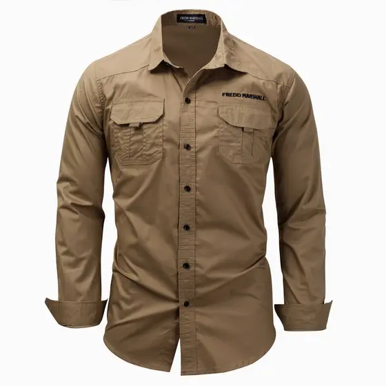 Camisa masculina, camisa social masculina, camisa masculina de tamanho grande europeu e americano, de manga comprida, co