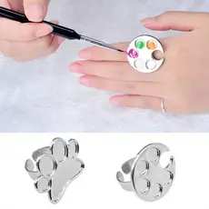 Mini Paleta De Esmalte Para Unhas Placa De Enxerto Paleta De Cores De Anel De Liga Acessórios Para Arte Em Unhas