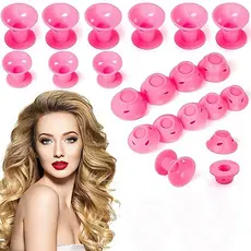 10 Pacotes De Ferro De Ondulação Sem Calor Silicone Macio Modelador De Cachos Preguiçoso Ferramenta De Estilo De Cabelo