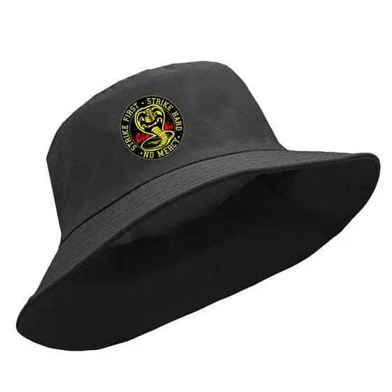 Chapéu Bucket Praia Hat Cata ovo Drip Cobra Kai No mercy Filme Serie
