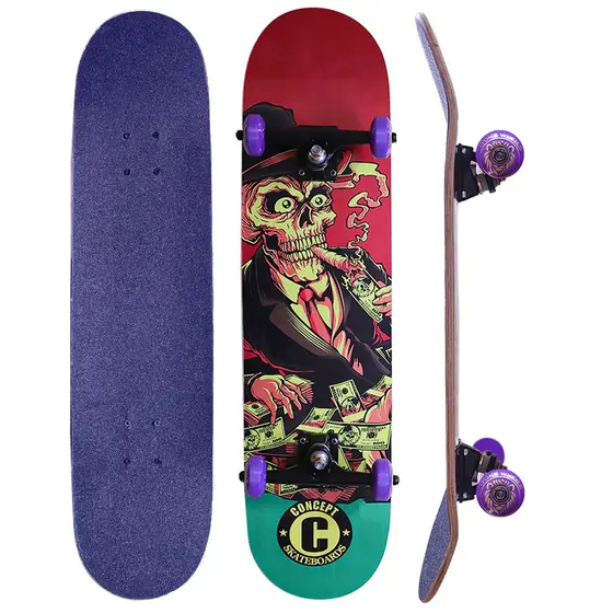 Skate Montado Semi Profissional Completo 90KG