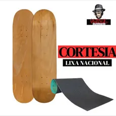 Shape Skate Marfim Liso Profissional Com Lixa Nacional