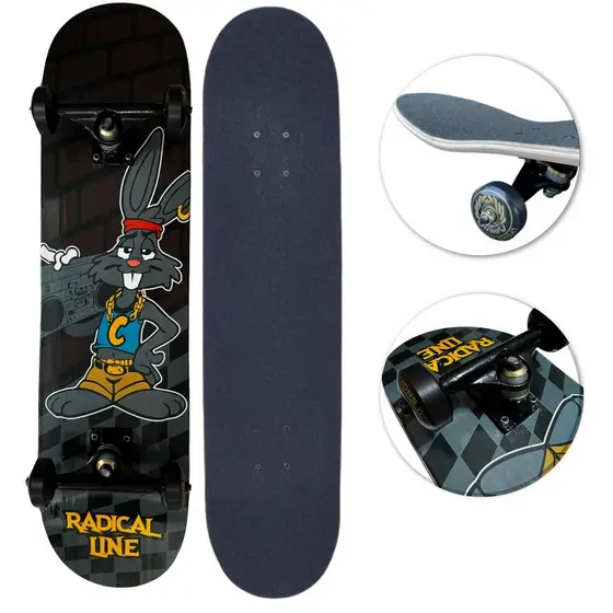 Skate montado semi profissional completo