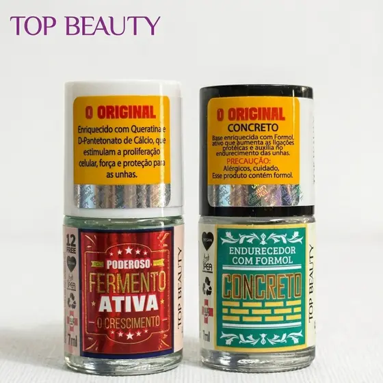 Kit S.O.S Unhas Manicure Concreto Fermento 12 FREE