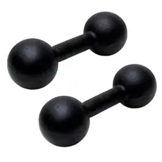 Halter 1kg a 5kg bola e sextavado Pintado Peso de Academia fitness Treino Kit 2 Unidades