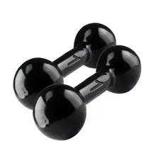 Par de Halteres Bola Emborrachados 1kg – Peso para Ginástica, Exercício e Fisioterapia