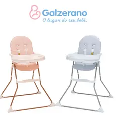 Cadeira de Alimentação Galzerano Cadeirinha De Bebê Infantil Dobrável Compacta Até 23Kg Oferta