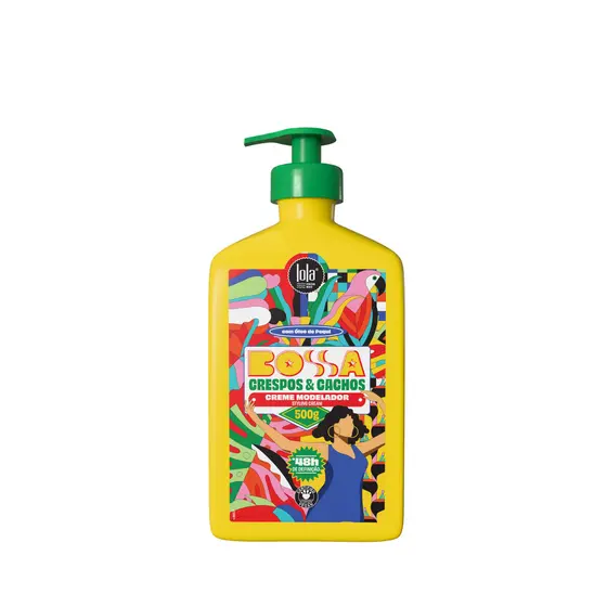  Bossa Creme Modelador Capilar para Crespos e Cachos Hidratante e Modelador 500g Lola Cosméticos