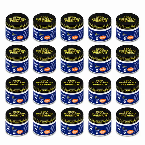 Kit Cera Modeladora Promax 130g cera modeladora, pasta modeladora, pomada cabelo pomada efeito natural, cera fixação