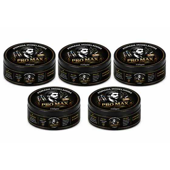 pomada modeladora masculina pomada cabelo barber pasta modeladora profissionalPasta Modeladora Pro Max 150g Fixação Fort