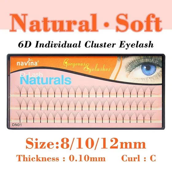 Navina 6d 6roots Extensão De Cílios Falsos Efeito 3d Para Maquiagem