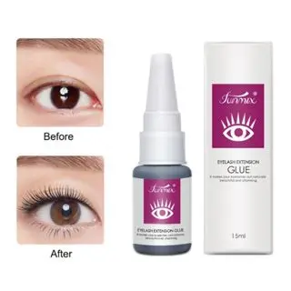Funmix 15ml Professional durable 30 day eyelash glue fast dry strong eyelash glue