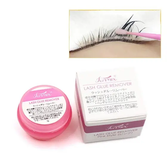 Funmix Nova Chegada 5g Cílios Rosa Divertidos Extensão Creme Removedor Para Maquiagem Ferramentas De Beleza