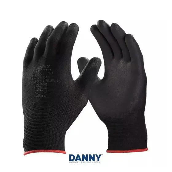 Luva Multitato PU Nylon Flextactil Danny CA 29014