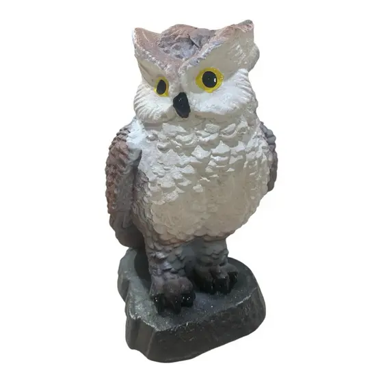 Estátua Decorativa de Coruja base p – Charme e Sabedoria para Seu Ambiente