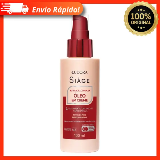Óleo em Creme Siàge Nutri Acid.Complex 100ml - Eudora