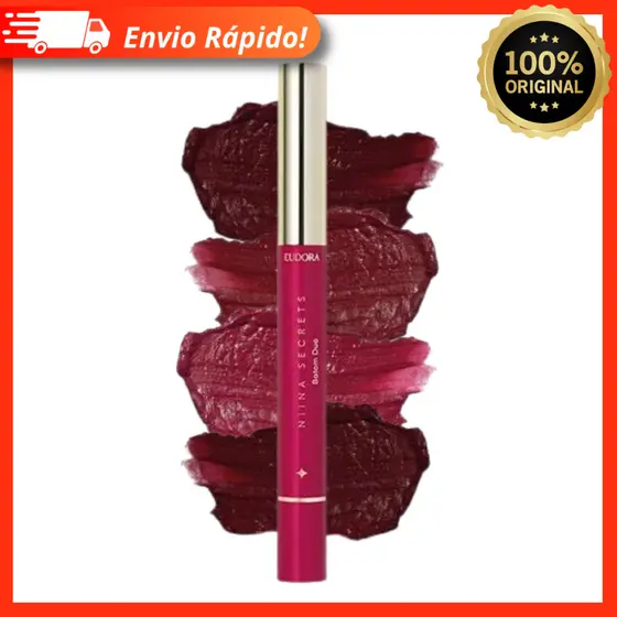 Batom Duo Perfect Match - Niina Secrets Eudora - Batom Stick e Lapiseira Delineadora