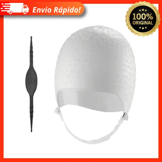 Touca Siliconada Para Mechas Dompel - Resistente e Flexível Com Agulha/Regulagem
