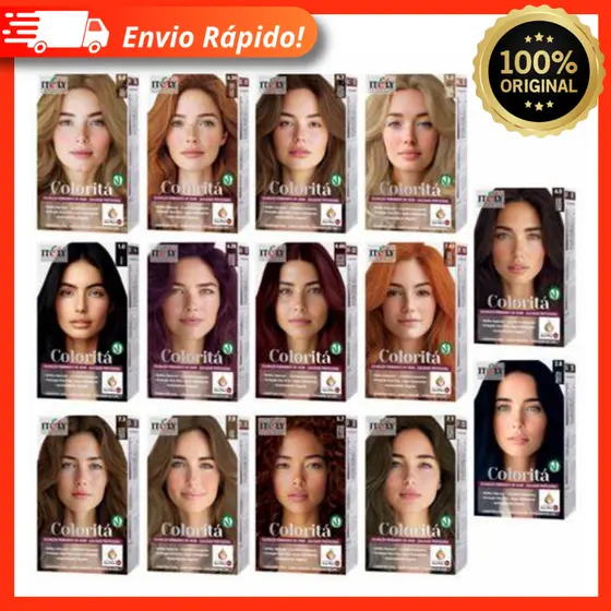 Tintura Para Cabelo Coloritá Color Em Creme Cobertura Total Longa Duração Vitalidade Da Cor- Itely