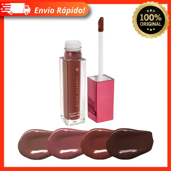 Batom Líquido Skinny Matte Niina Secrets 5ml Aveludado - Novas Cores Lançamento - Eudora