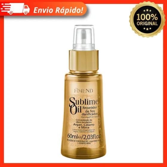 Óleo Reparador Amend Sublime Oil 60ml