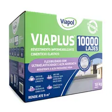 Viaplus 10000 Lajes Impermeabilizante Cimenticio Viapol 18kg