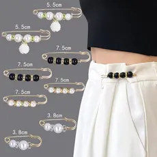 [Beautiful Magpie] Pregadeira De Alfinete Com Fivela anti-Luz Para Mulheres , Pequeno E Requintado De Pérola Fixo Decoração Criativa De Roupas Todos Os Acessórios