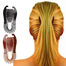 Banana Hair Clip Resina Para Pentear Cabelos Acessórios
