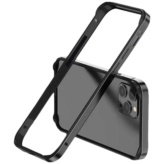 Metal De Alumínio Pára-Choques Quadro Macio Interior Silicone Caso Para IPhone 17 16 15 14 13 11 Pro Max 12 Mini Plus XS