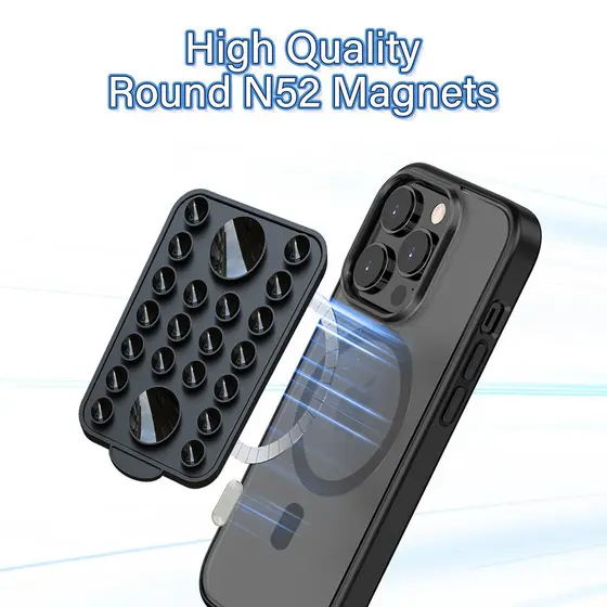 Para O Suporte Magnético De Telefone Magsafe Ventosa De Silicone Parede iPhone 12/13/14/15 Universal