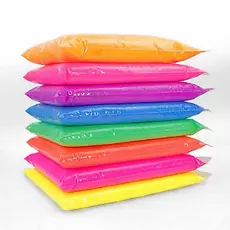 Corante em Pó Fluorescente para Óxido de Alumínio 100 a 400g | Pigmento de Alta Concentração | Cores Vivas