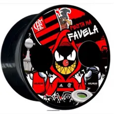 Carretilha Malvadao Flamengo 21 cm plastico premium