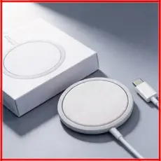 Carregador Magnético Sem Fio iPhone Magsafe 15W Carregamento Rápido