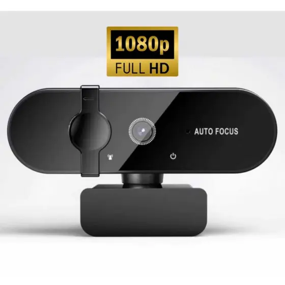 Webcam 1080p Com o Microfone Autofoco Para Computador Notebook Live Gaming, webcam notebook, computador, webcam