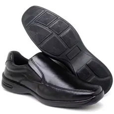 Sapato Masculino Couro Legítimo Conforto Casual Social Executivo Trabalho Antiderrapante Premium