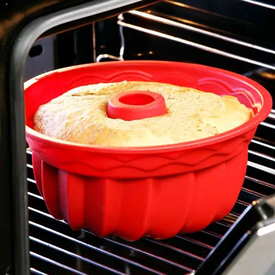 Forma De Silicone Para Bolos/ Pudim/ Doces/ Tortas Assadeira Forma De Silicone Para Bolo Pudim Torta Mousse Forno