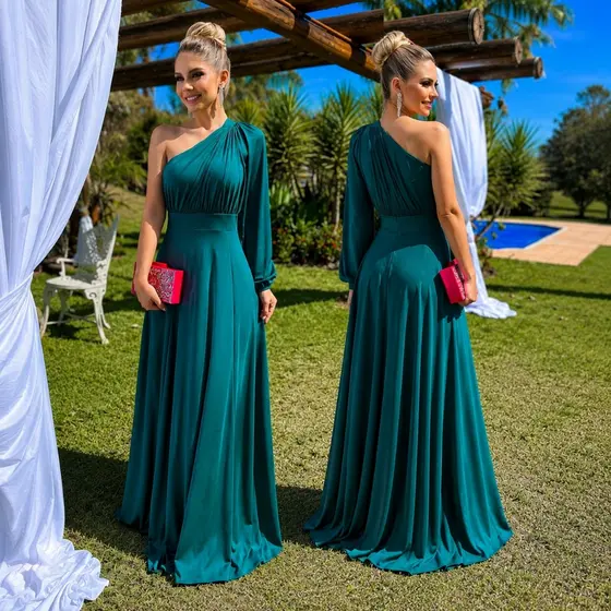 CRISTINA ANAIR VESTIDO FEMININO LONGO ELEGANTE  FESTA CASAMENTO PROMOÇÃO IMPERDIVEL 🔥⚡