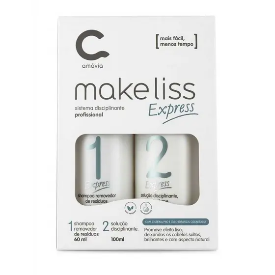 Make Liss Express Amavia Selagem Liso Alisamento Hair