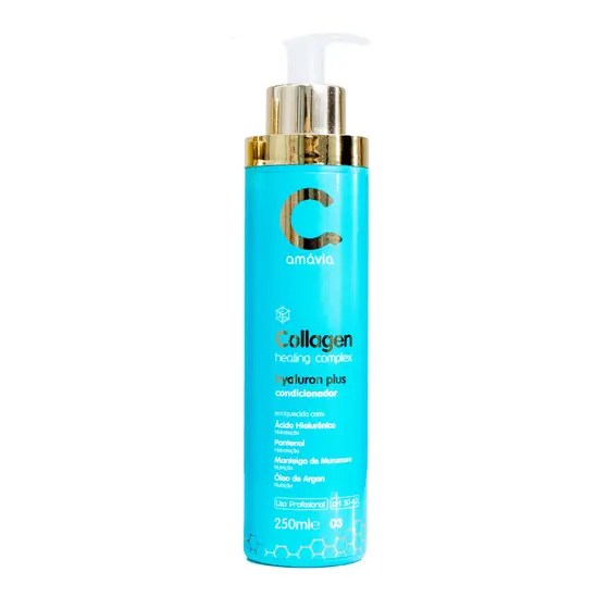 CONDICIONADOR COLLAGEN COMPLEX HYALURON PLUS AMAVIA 250ML