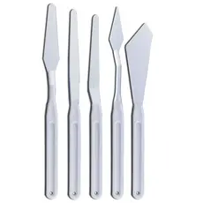 Kit 5 espatulas ideal para Pintura Espatulada em Tela- Pinceis Cassia