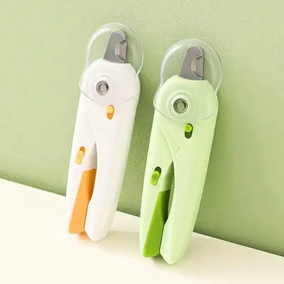 Cortador de Unhas Para Cães e Gatos Pet Kit Alicate e Lixa Com Led Completa