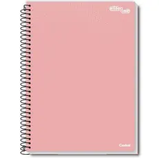 Caderno Universitário Essenciale Rosa 1/10/16/20 matérias Credeal