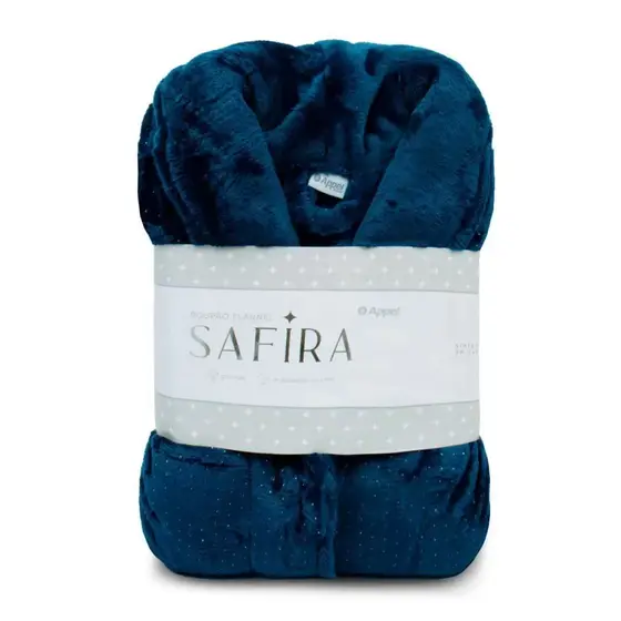 Roupão Microfibra Flannel Safira