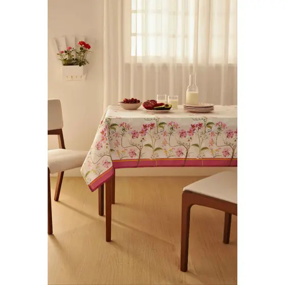 Toalha de Mesa Estampada 4 ou 6 Lugares Terraço Pop - Redonda; Quadrada ; Retangular - Lepper