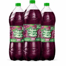Refrigerante Água da Serra Sabor Uva 2L 3 Unidades